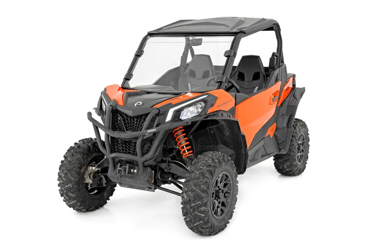 Can-Am Maverick Sport Full Windshield - Rough Country - Scratch Resistant
